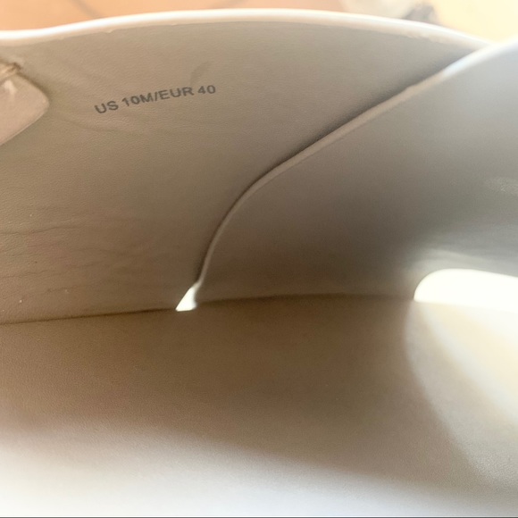 NWT Vince Jesson Espadrille Slingback Sandal Smoke Grey Platform Wedge Woven - Picture 10 of 11